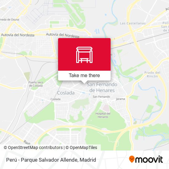 Perú - Parque Salvador Allende map
