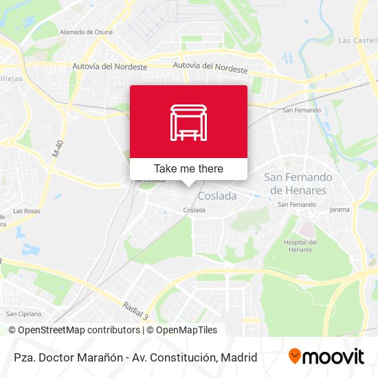 Pza. Doctor Marañón - Av. Constitución map