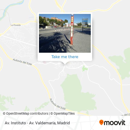 Av. Instituto - Av. Valdemaría map