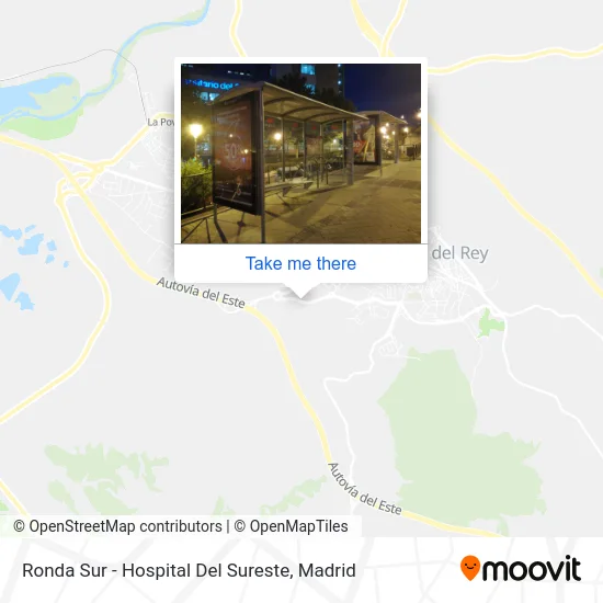 mapa Ronda Sur - Hospital Del Sureste