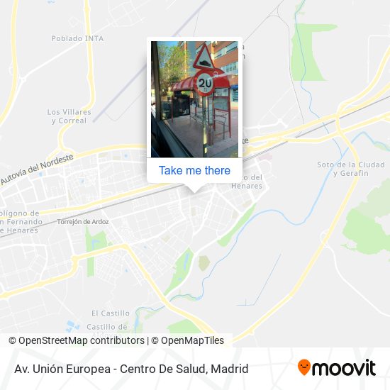 Av. Unión Europea - Centro De Salud map