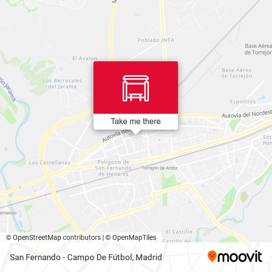 San Fernando - Campo De Fútbol map