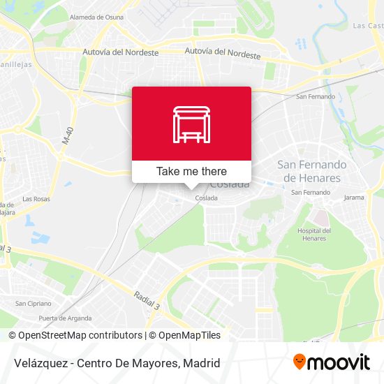 Velázquez - Centro De Mayores map