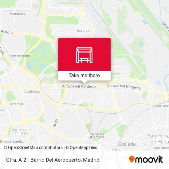 Ctra. A-2 - Barrio Del Aeropuerto map