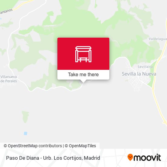 Paso De Diana - Urb. Los Cortijos map