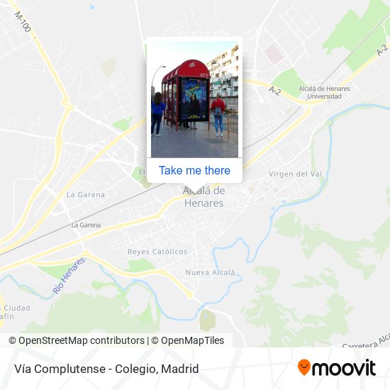 Vía Complutense - Colegio map
