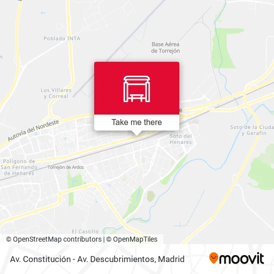 Av. Constitución - Av. Descubrimientos map