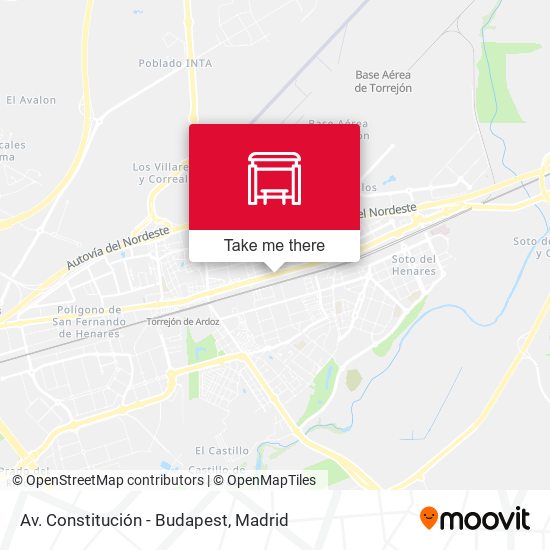 Av. Constitución - Budapest map