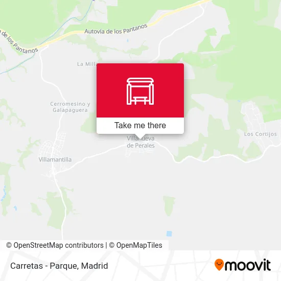 Carretas - Parque map