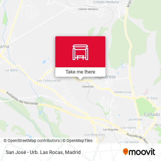 San José - Urb. Las Rocas map