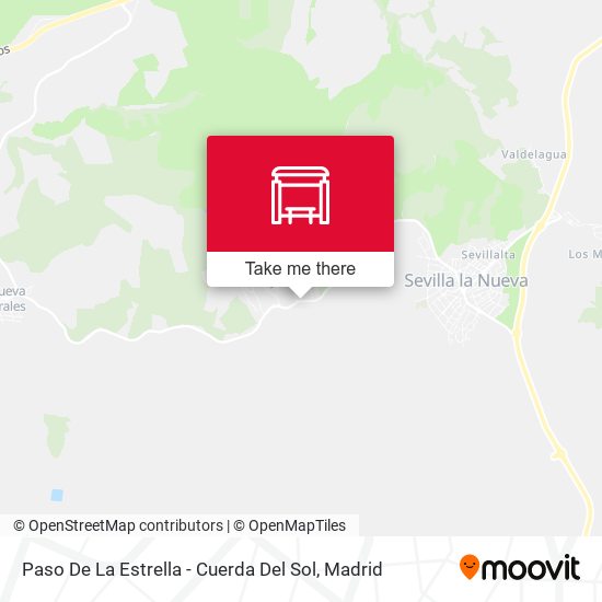 Paso De La Estrella - Cuerda Del Sol map