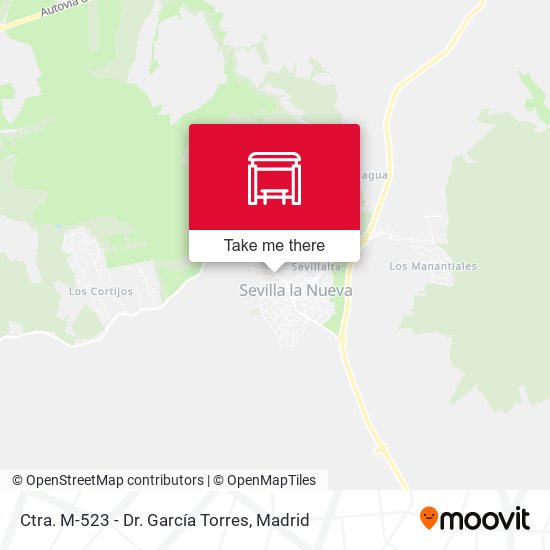 Ctra. M-523 - Dr. García Torres map