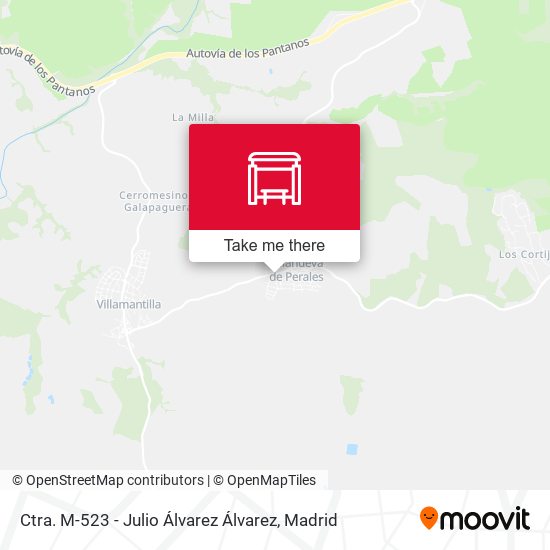 Ctra. M-523 - Julio Álvarez Álvarez map