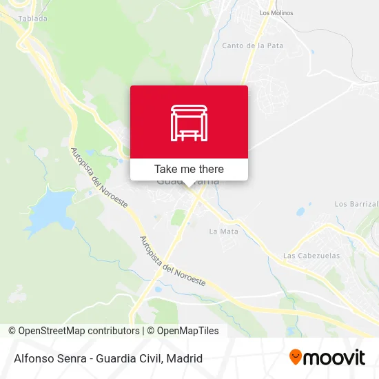 Alfonso Senra - Guardia Civil map