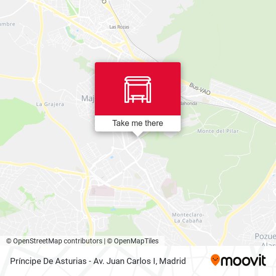 Príncipe De Asturias - Av. Juan Carlos I map