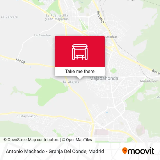 Antonio Machado - Granja Del Conde map