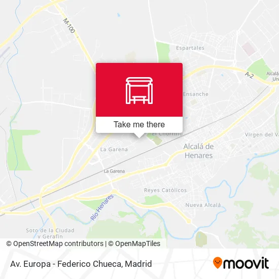 Av. Europa - Federico Chueca map