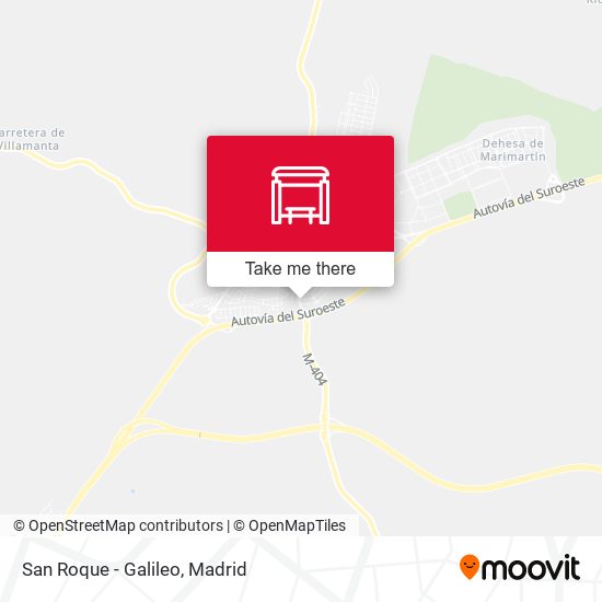 mapa San Roque - Galileo