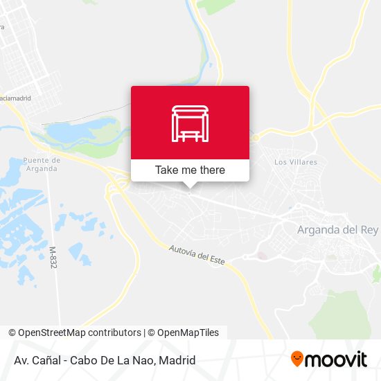 Av. Cañal - Cabo De La Nao map