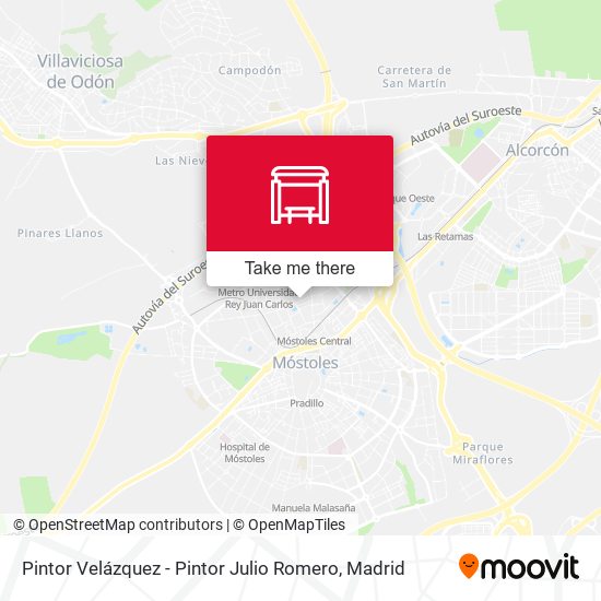 Pintor Velázquez - Pintor Julio Romero map