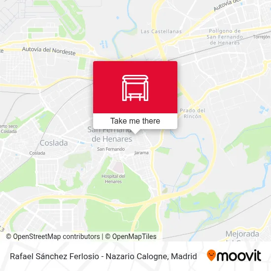 Rafael Sánchez Ferlosio - Nazario Calogne map