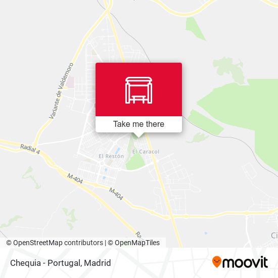 Chequia - Portugal map
