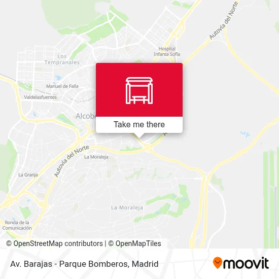 Av. Barajas - Parque Bomberos map