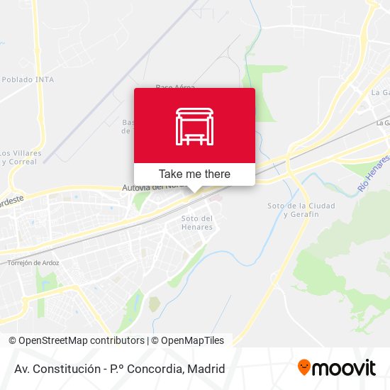 Av. Constitución - P.º Concordia map
