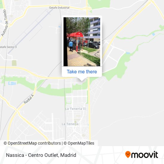 Nassica - Centro Outlet map