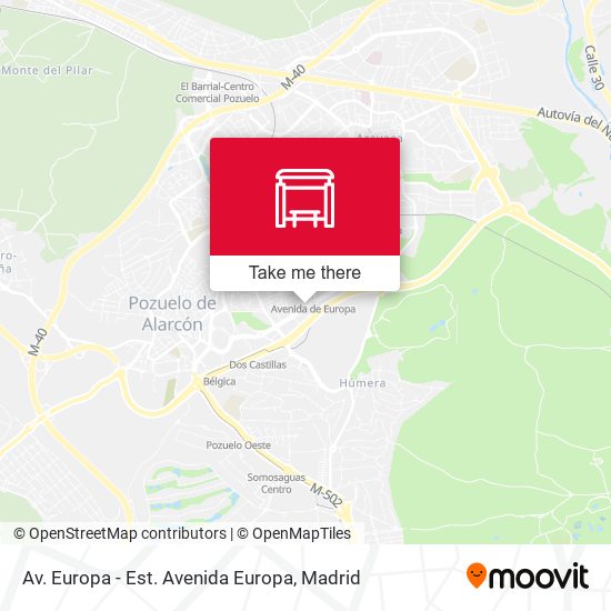 mapa Av. Europa - Est. Avenida Europa