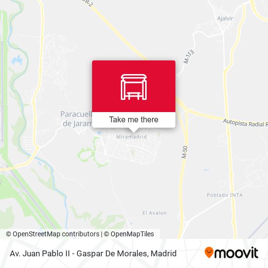 Av. Juan Pablo II - Gaspar De Morales map