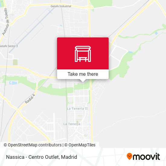 mapa Nassica - Centro Outlet