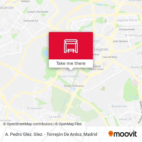 A. Pedro Glez. Glez. - Torrejón De Ardoz map