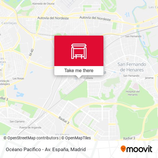 Océano Pacífico - Av. España map