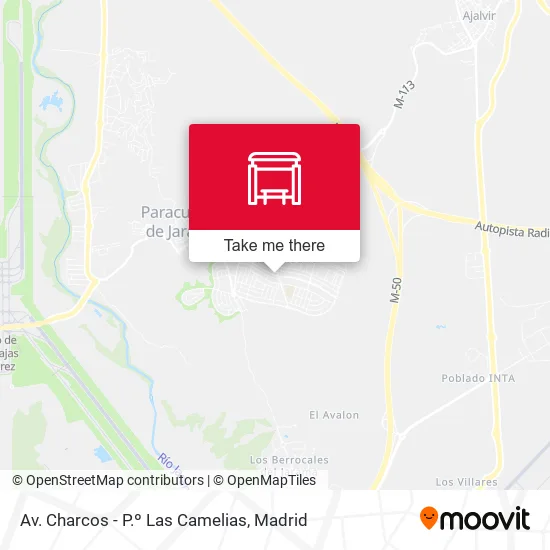 Av. Charcos - P.º Las Camelias map