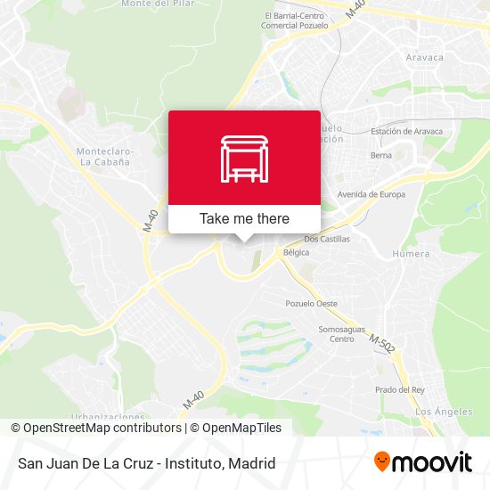 San Juan De La Cruz - Instituto map