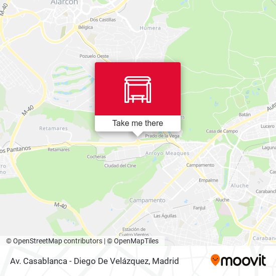 Av. Casablanca - Diego De Velázquez map