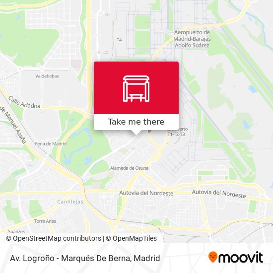 Av. Logroño - Marqués De Berna map