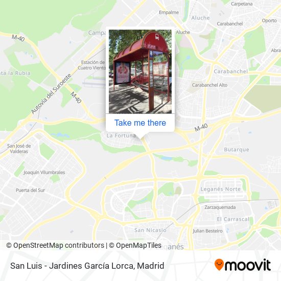 San Luis - Jardines García Lorca map