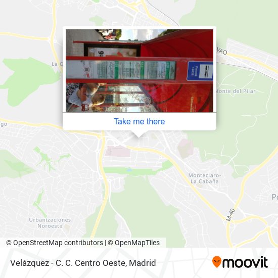 Velázquez - C. C. Centro Oeste map