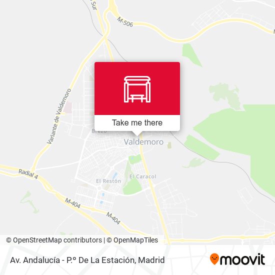 mapa Av. Andalucía - P.º De La Estación