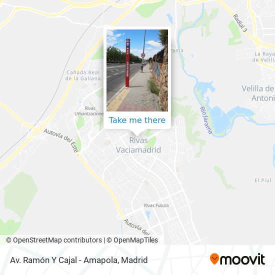 Av. Ramón Y Cajal - Amapola map