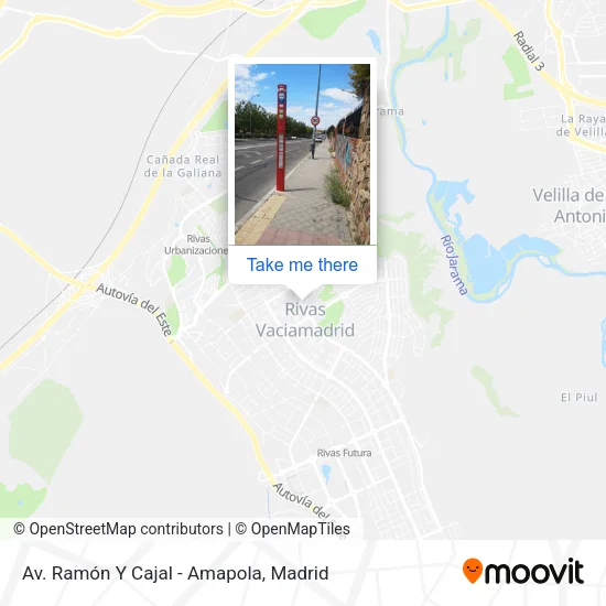 Av. Ramón Y Cajal - Amapola map