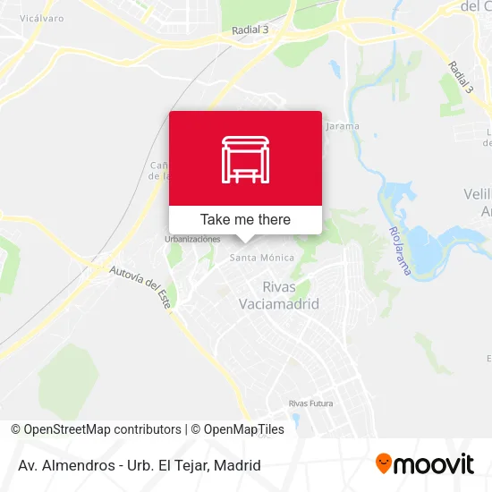 Av. Almendros - Urb. El Tejar map