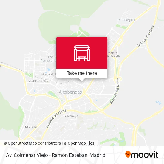 Av. Colmenar Viejo - Ramón Esteban map
