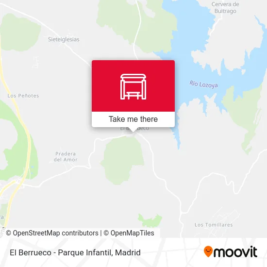 El Berrueco - Parque Infantil map