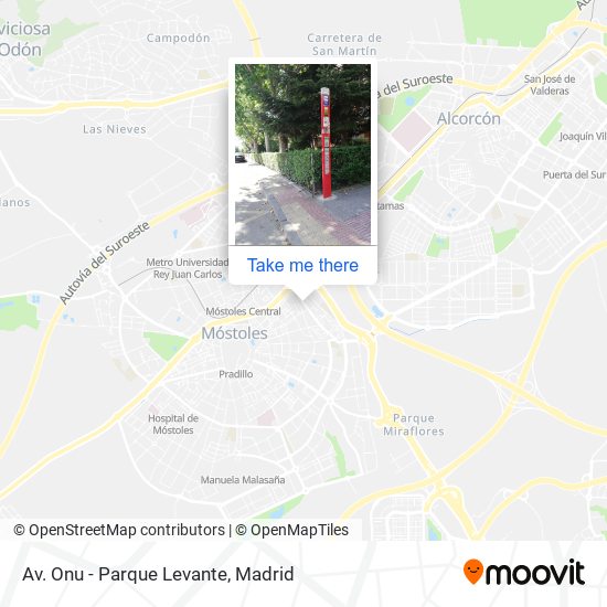 Av. Onu - Parque Levante map