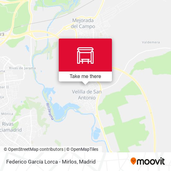 Federico García Lorca - Mirlos map