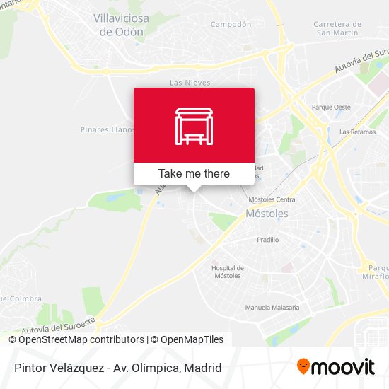 Pintor Velázquez - Av. Olímpica map
