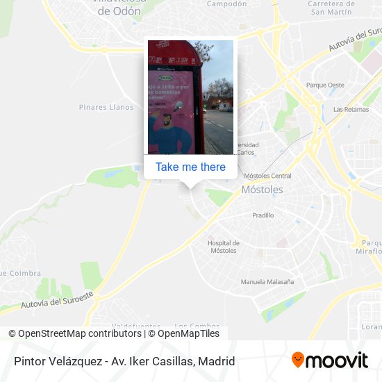 Pintor Velázquez - Av. Iker Casillas map